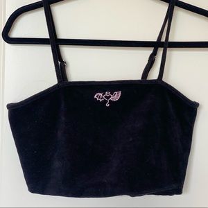 Ribbed Cropped Tank Top